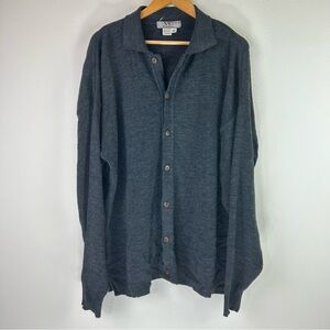 Via Como Men’s Classic Academia Wool Blend Knit Shirt Size M